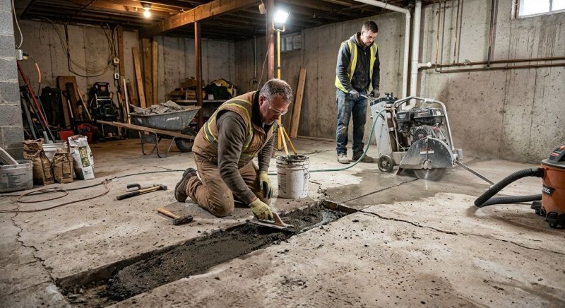 Slab Foundation Repair in Summit County, OH