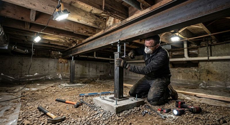Slab Foundation Repair in Summit County, OH