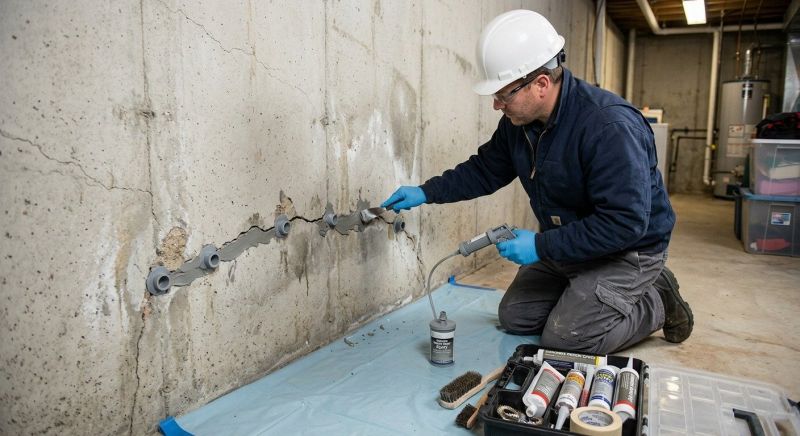 Structural Crack Repair in Summit County, OH