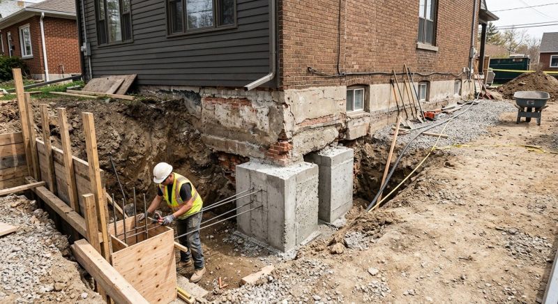 Structural Underpinning in Summit County, OH