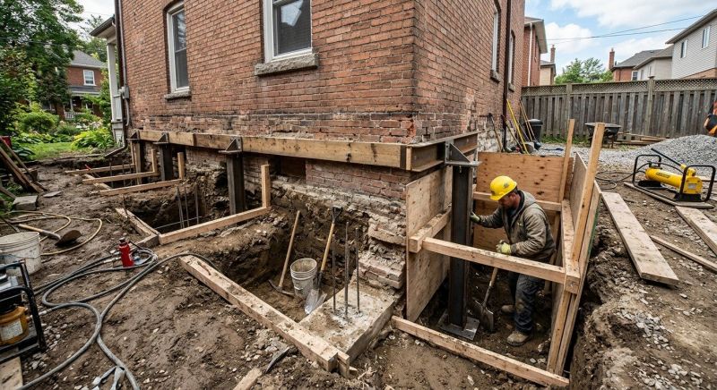 Structural Underpinning in Summit County, OH